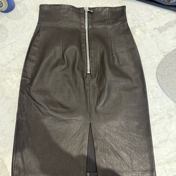 The Perfext black leather pencil skirt from Shopbop - Picture 2 of 5